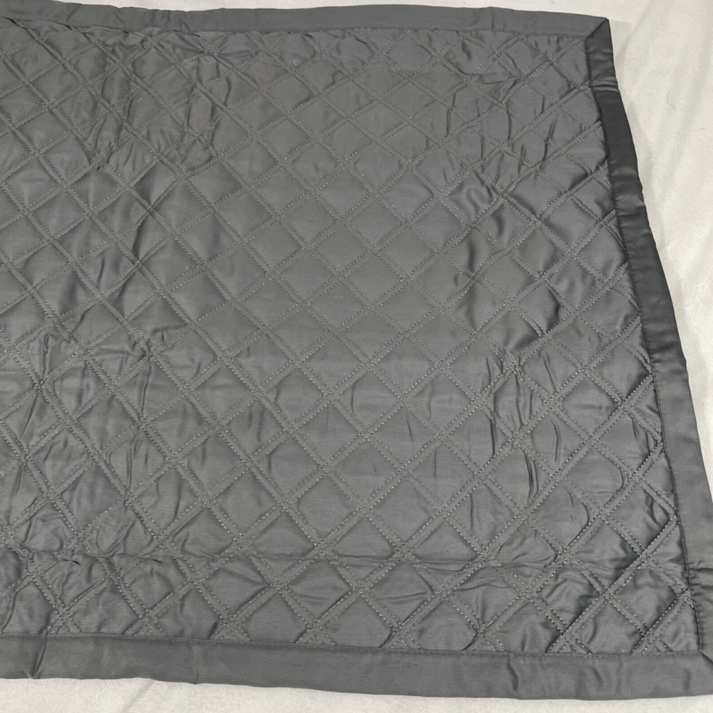 NIB [ 1 Standard‎ ] Double Diamond Quilted Pillow Sham for Hudson Park - Picture 4 of 12